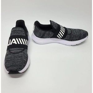 NEW Under Armour UA Surge 3 Slip On Men's 10 Running Athletic Shoes Black White